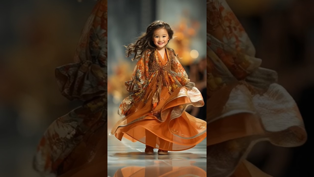 Kids Fashion Runway ✨ AI Outfit Ideas 👗 #shorts #aifashion #baby #aiartmodellookbook
