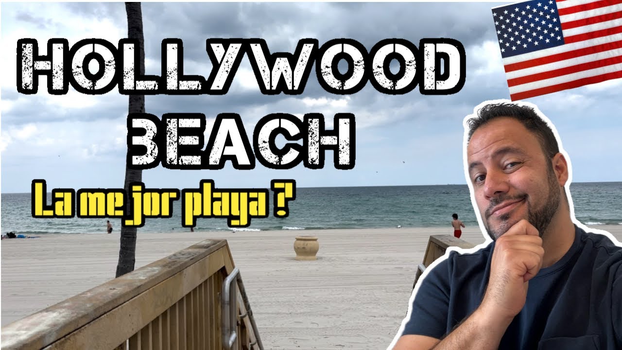 HOLLYWOOD BEACH , Lo que Nadie te DICE de Esta Playa en Florida!