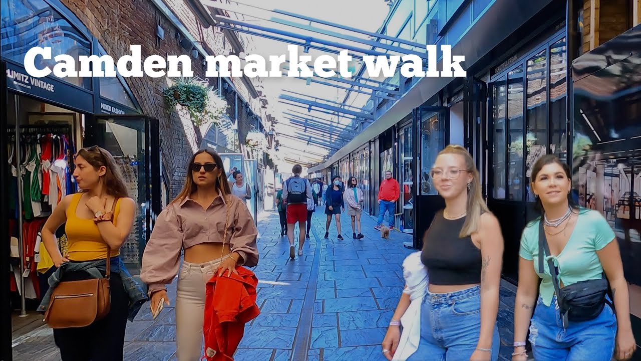 CAMDEN MARKET WALK || LONDON CITY WALKING || CAMDEN || 4K[HDR]#londonwalking