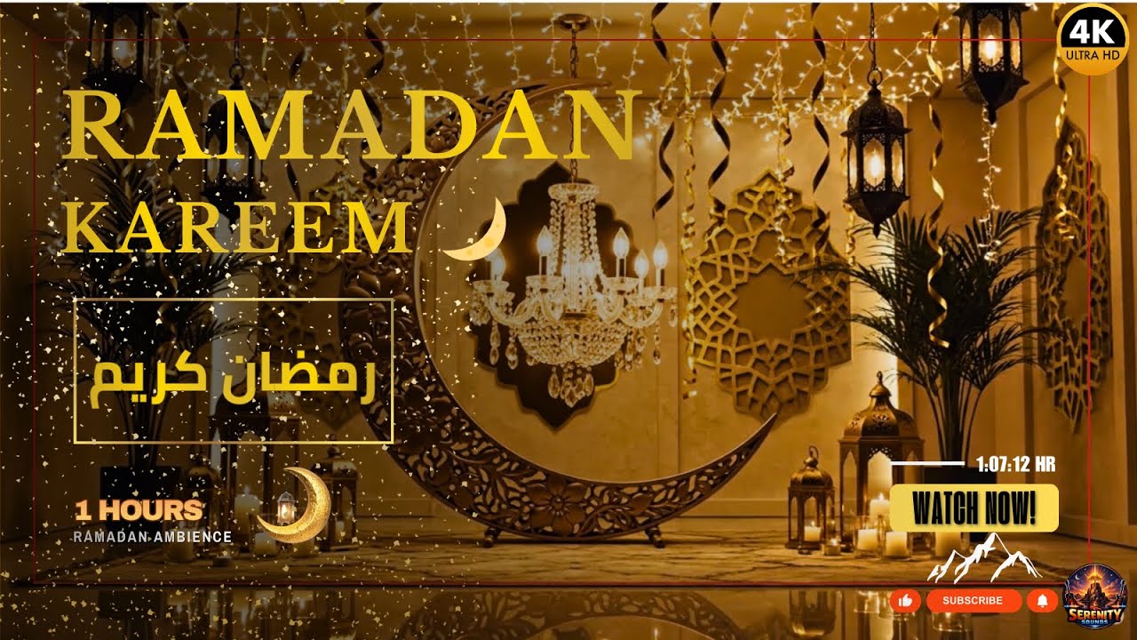 Ramadan Kareem 🌙 رمضان كريم |  Islamic Ambience ✨ أجواء رمضانية روحانية هادئة Spiritual Night