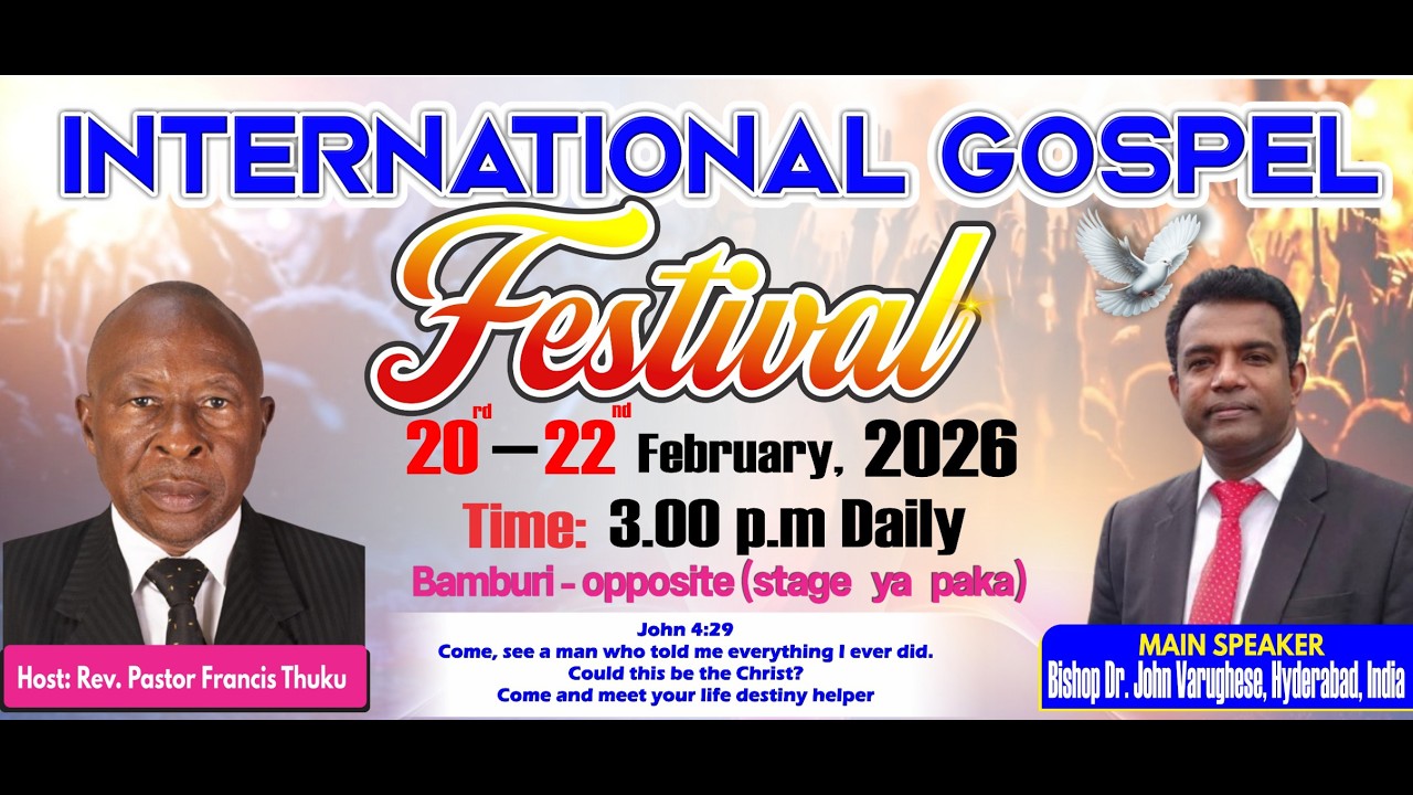 INTERNATIONAL GOSPEL FESTIVAL AT BAMBURI MOMBASA