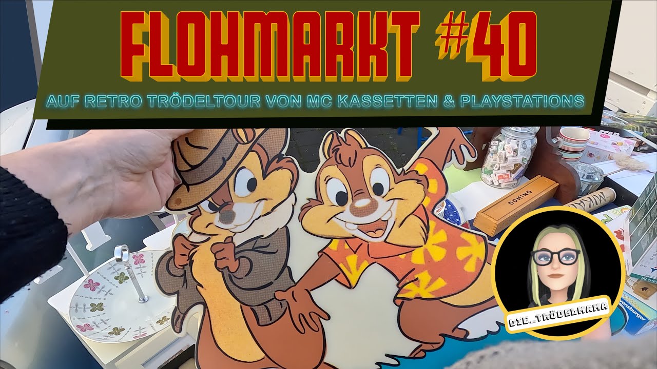 Flohmarkt #40 - Auf Retro Trödeltour von MC Kassetten über Yoshi, Scooby Doo bis zu Playstations