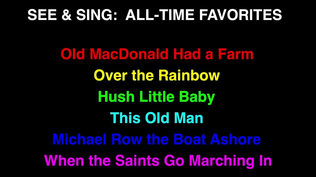 See & Sing - All Time Favorites (custom music album)