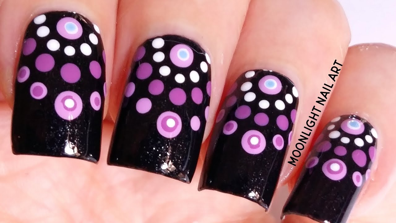 Mandala Nail Design #3 – Easy Dotting Tool Nail art Tutorial