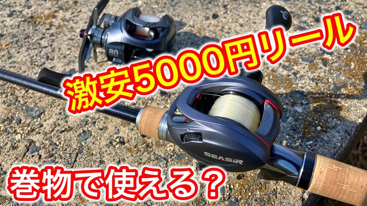 【バス釣り】アリエク激安ベイトリールを実釣検証｜巻き物に使えるのはどれ？