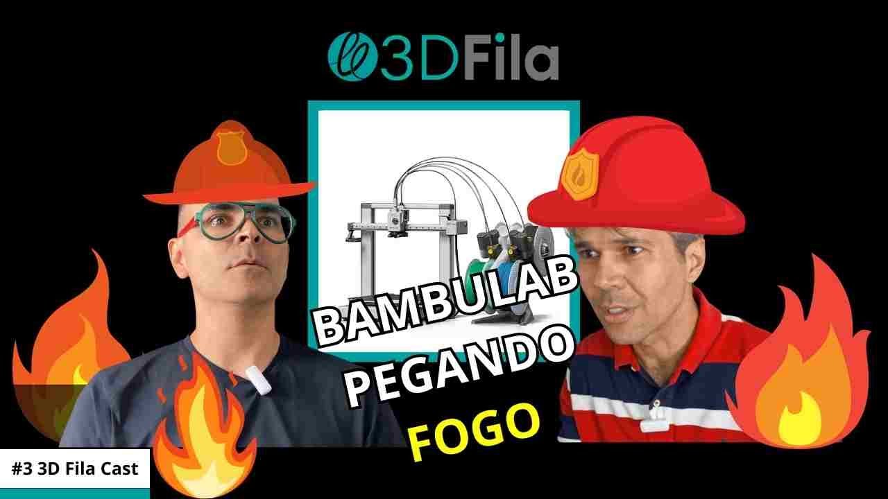 3D Fila Cast Episodio 3 Bambu Lab Recall Peça de Reposição Man Impressora 3D