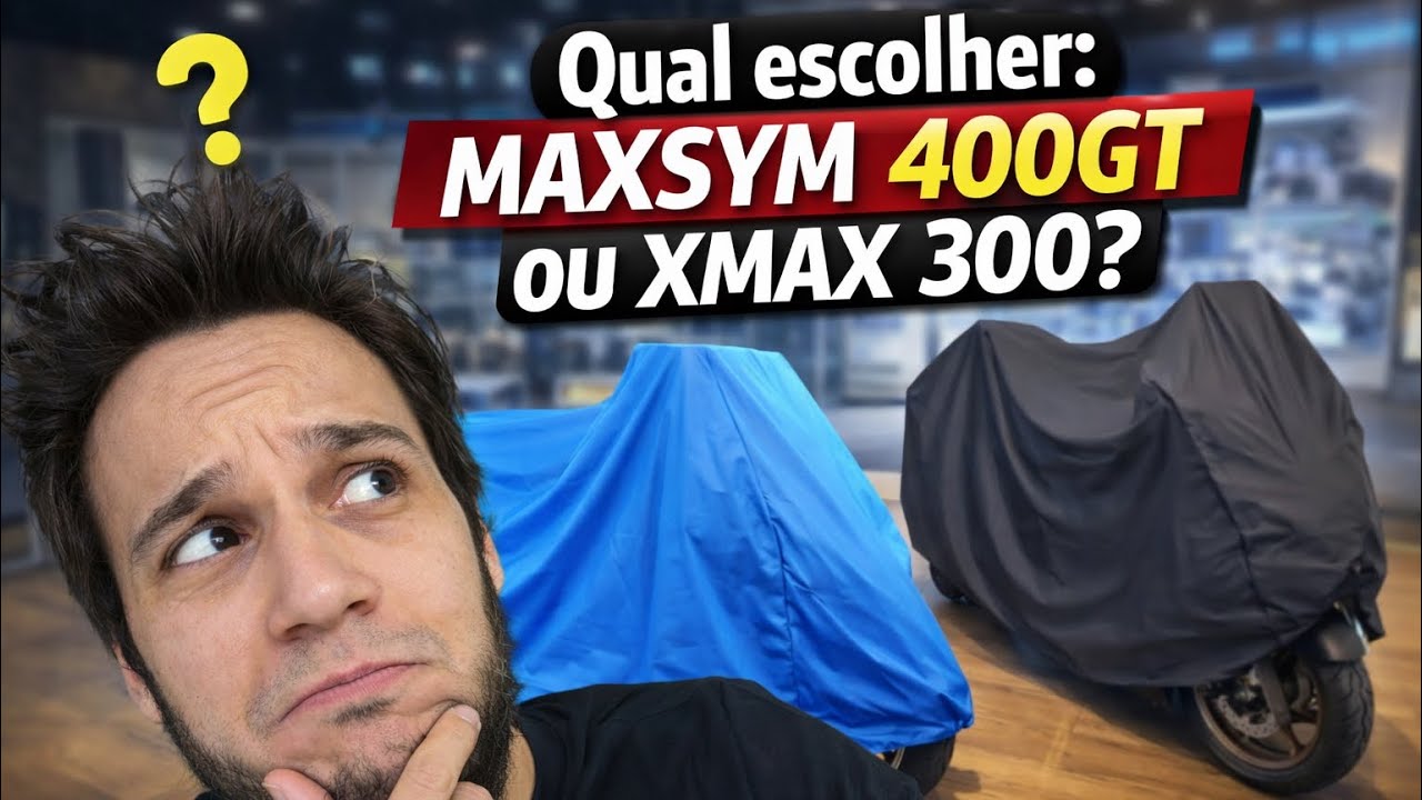 Vou comprar uma scooter… MAXSYM 400GT ou XMAX 300?