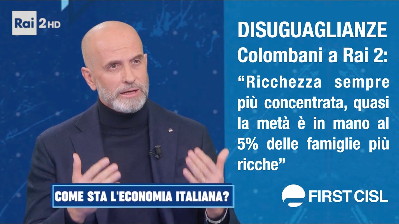 Disuguaglianze, Colombani: ricchezza sempre più concentrata, quasi metà al 5% famiglie più ricche