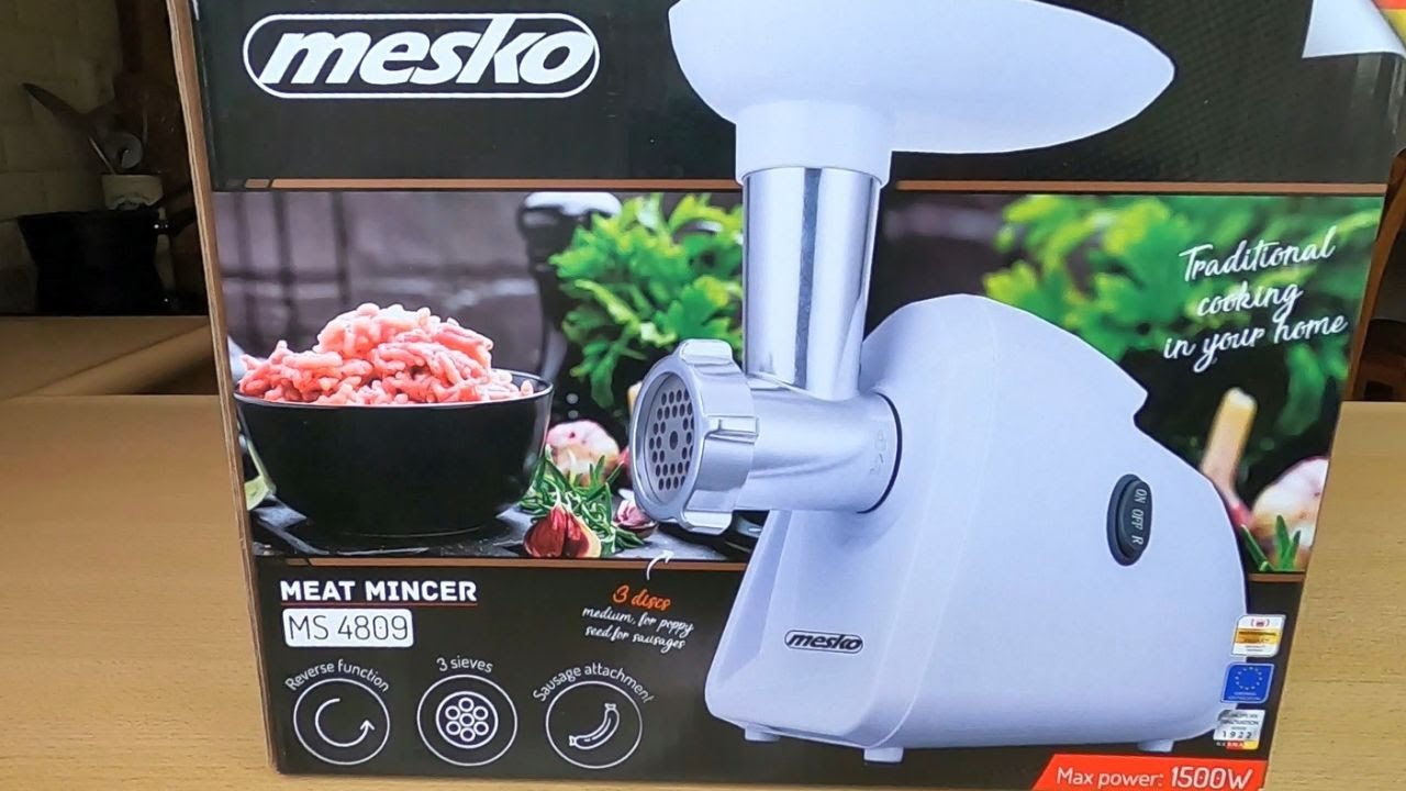 Test maszynki do mielenia mięsa - MESKO 4809.