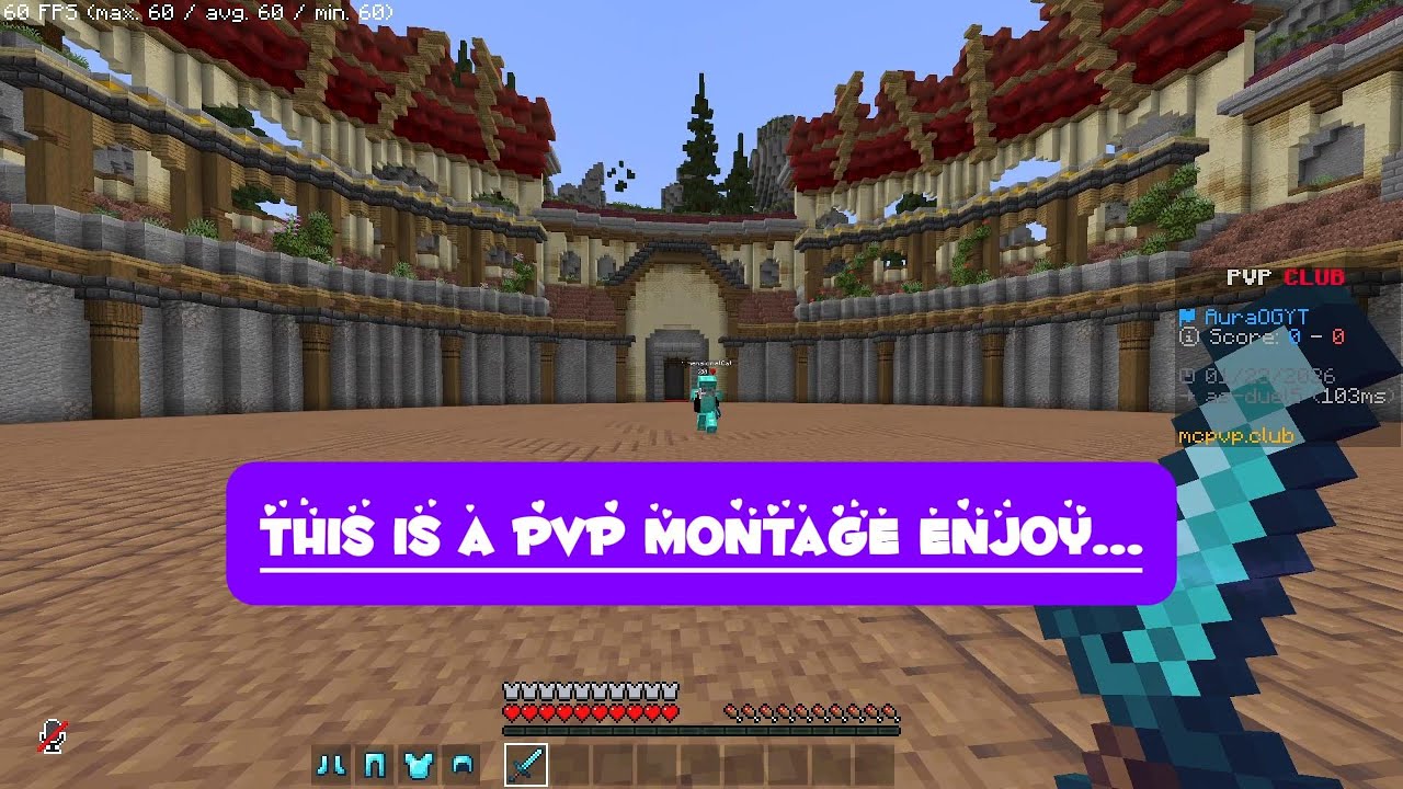 Minecraft PVP montage........ ft.Dimensional_Cat