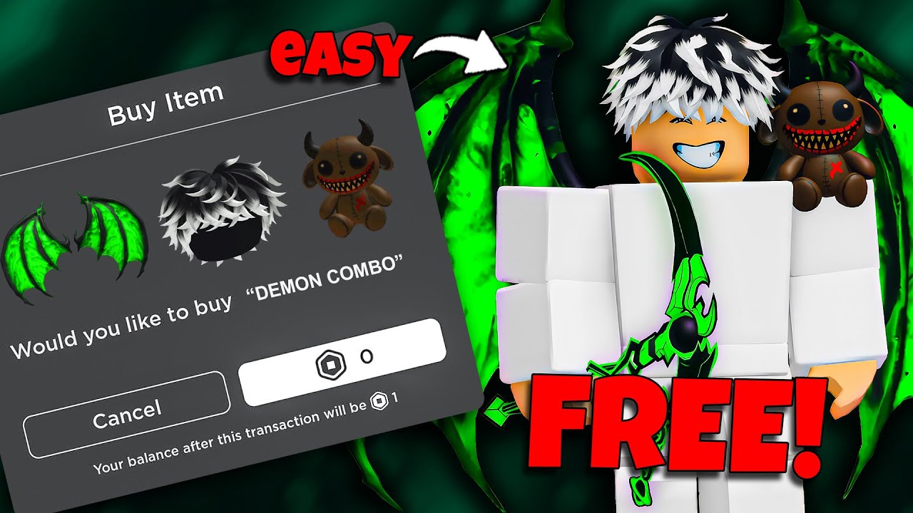 ⚡СПЕШИТЕ! Получите более 34 БЕСПЛАТНЫХ пользовательских предметов Roblox (октябрь 2025) | Robux н...