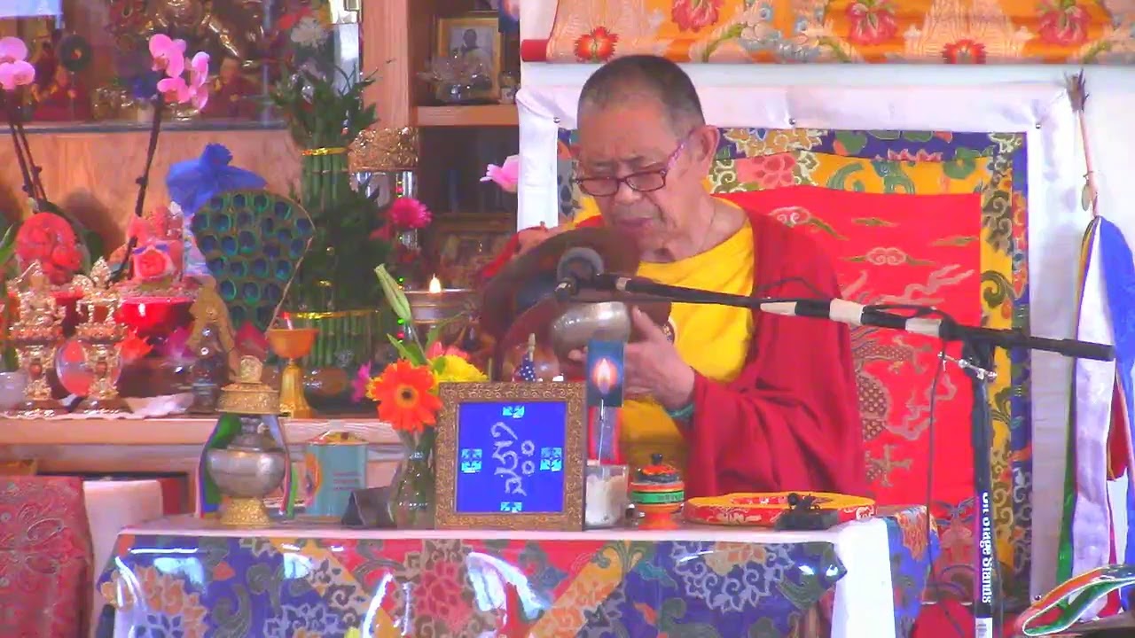 Guru Rinpoche Retreat, Part 4 of 6// Practice// March 14 2020// H.E. Garchen Rinpoche & Lamas