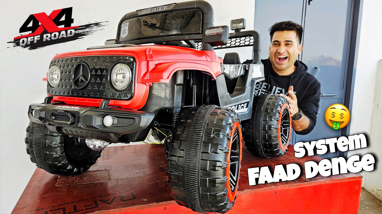 Big Size 4x4 Rc Car Unboxing & Testing 🔥 Itni Powerful Hogi Ummid Nahi Thi? 😯