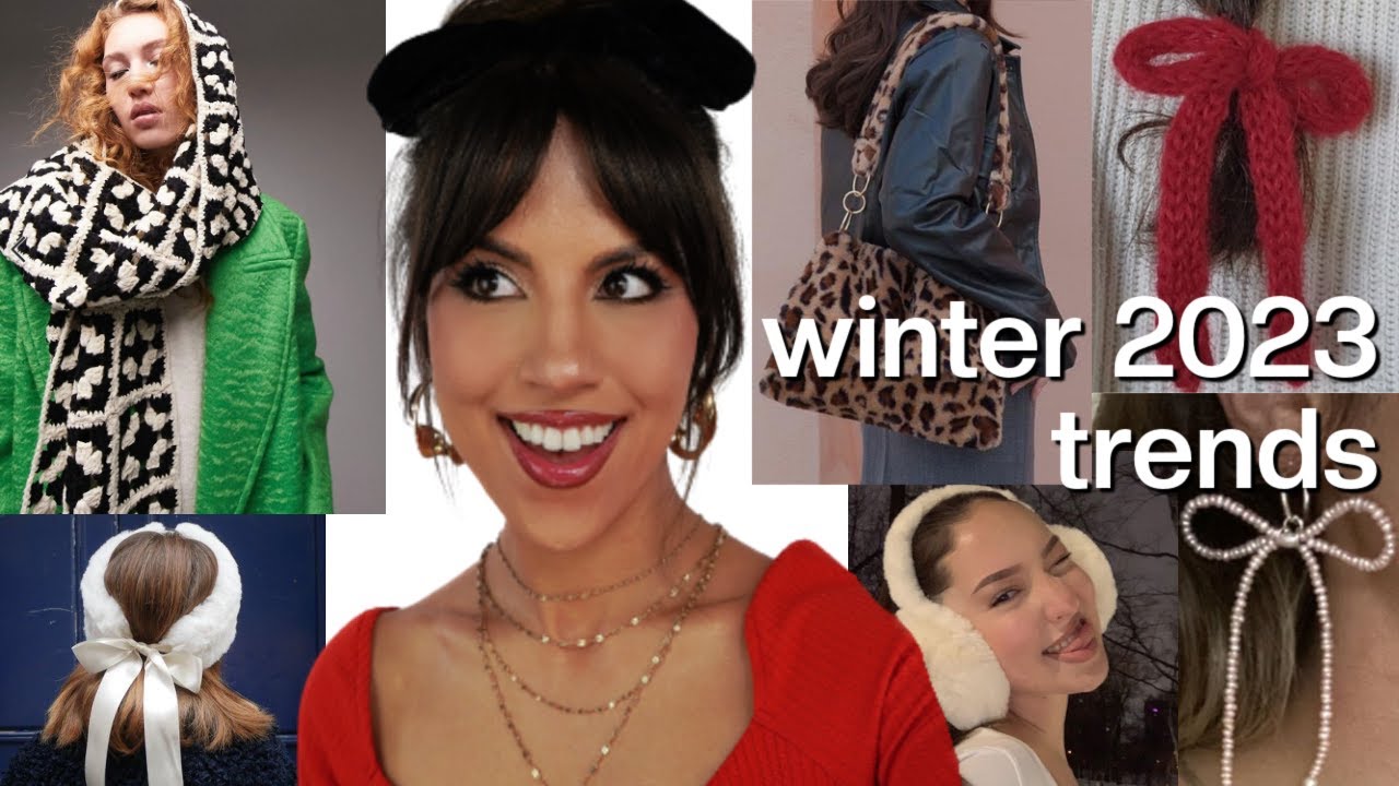 winter 2023 fashion trends i want to DIY: faux fur, crochet and jewelry!