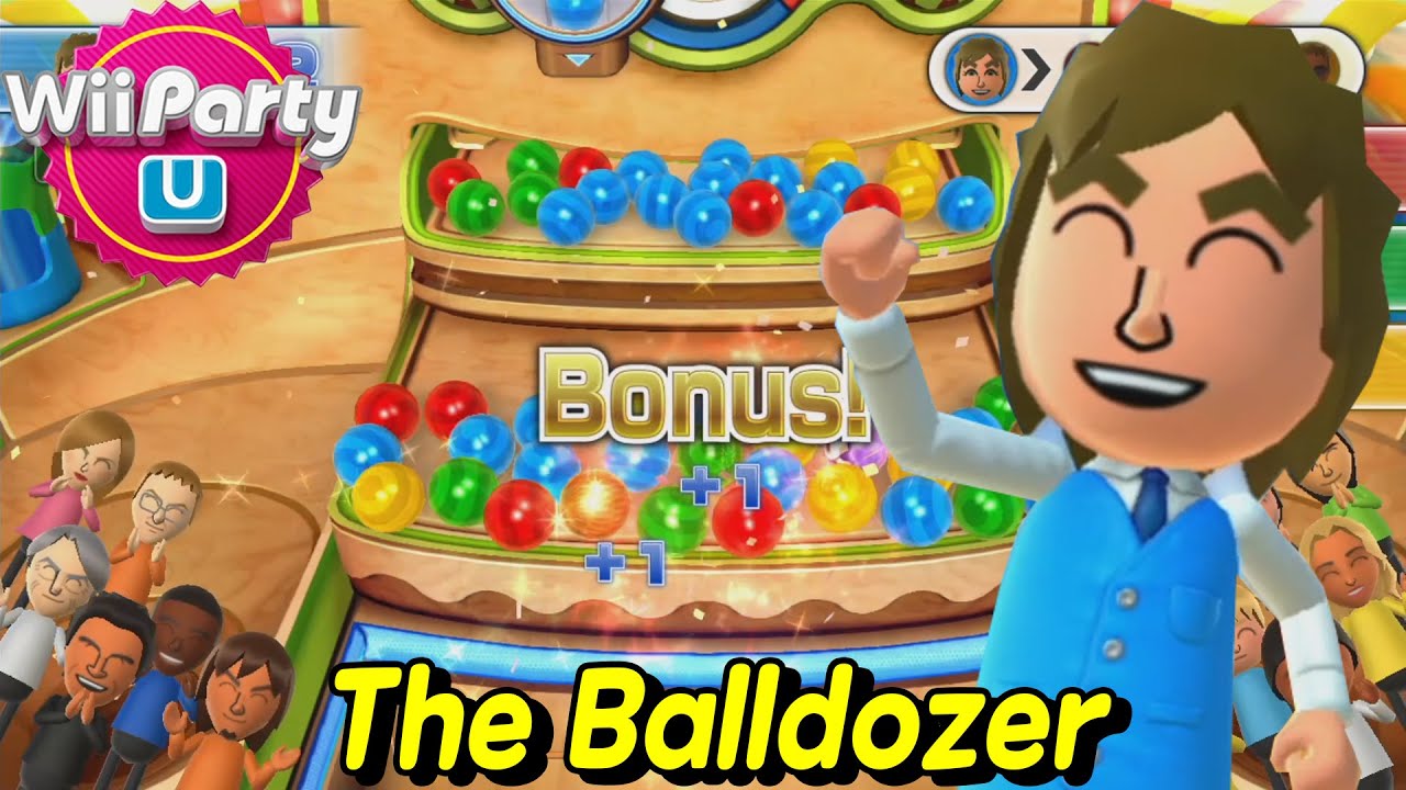Wii Party U - The Balldozer (Master com) 🎵 Alex Vs Bo-Jia Vs Susie Vs Barry | AlexGamingTV