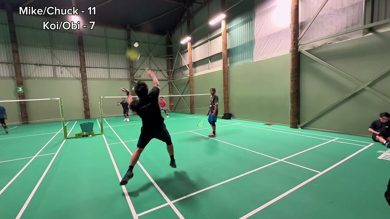Badminton | Mike & Chuck vs Koi & Obi | 25 Feb 2026