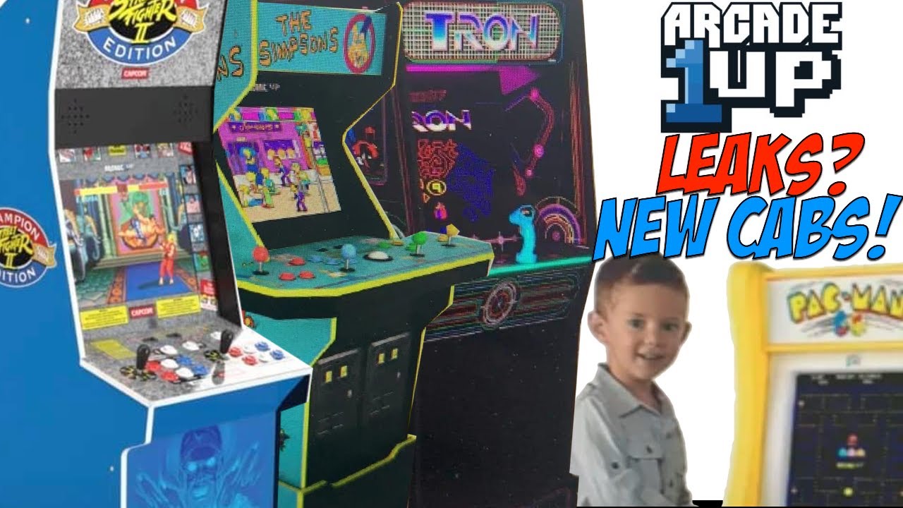 S2E9 Arcade1UP New Cabinets! Tron, Simpsons, Street Fighter II Big Blue, BabyCades - See SHOW MORE
