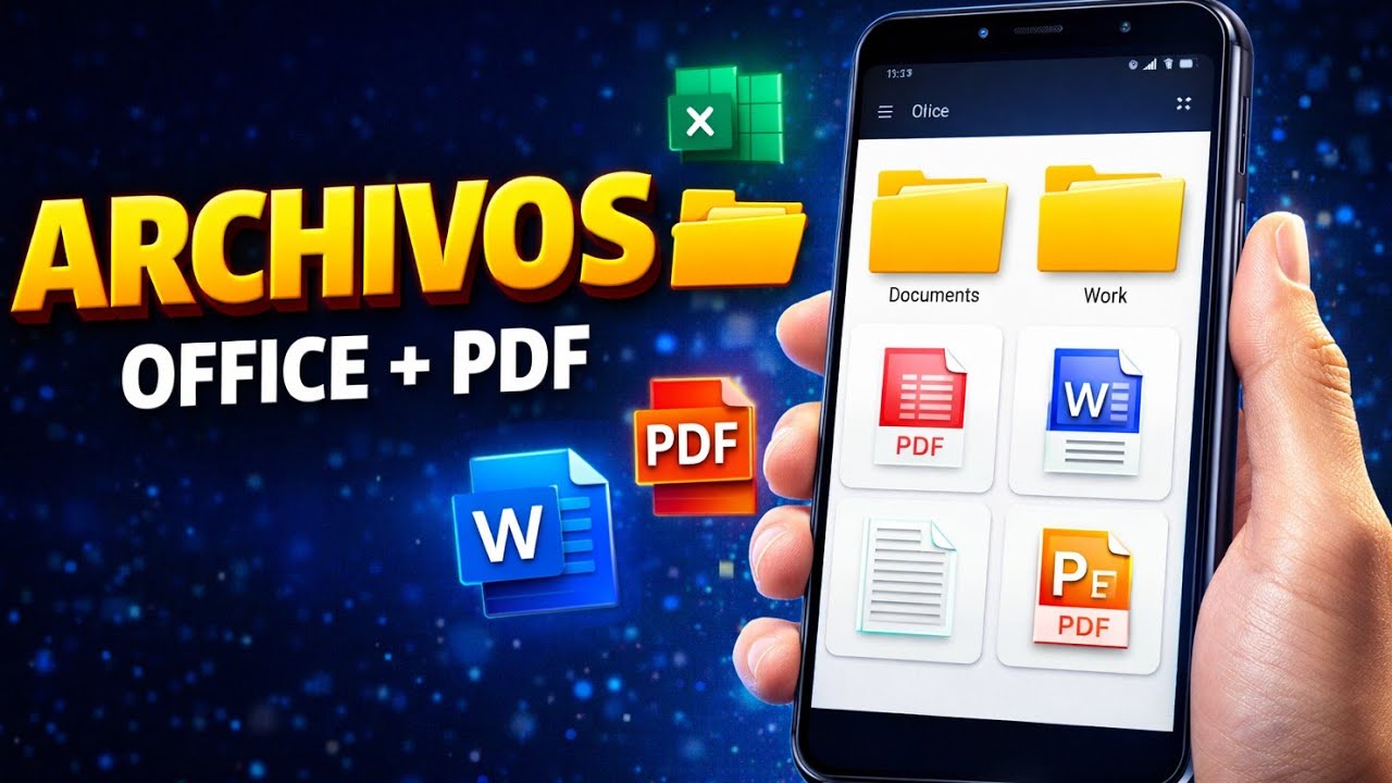 CÓMO ADMINISTRAR ARCHIVOS DE EXCEL, WORD Y PDF EN ANDROID (2 APPS GRATIS)