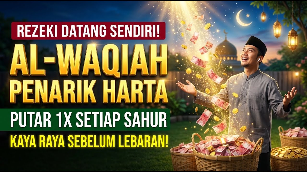 SANGAT DAHSYAT! Lantunan Petang Al Waqiah Magnet Rezeki Usaha Terus Mengalir