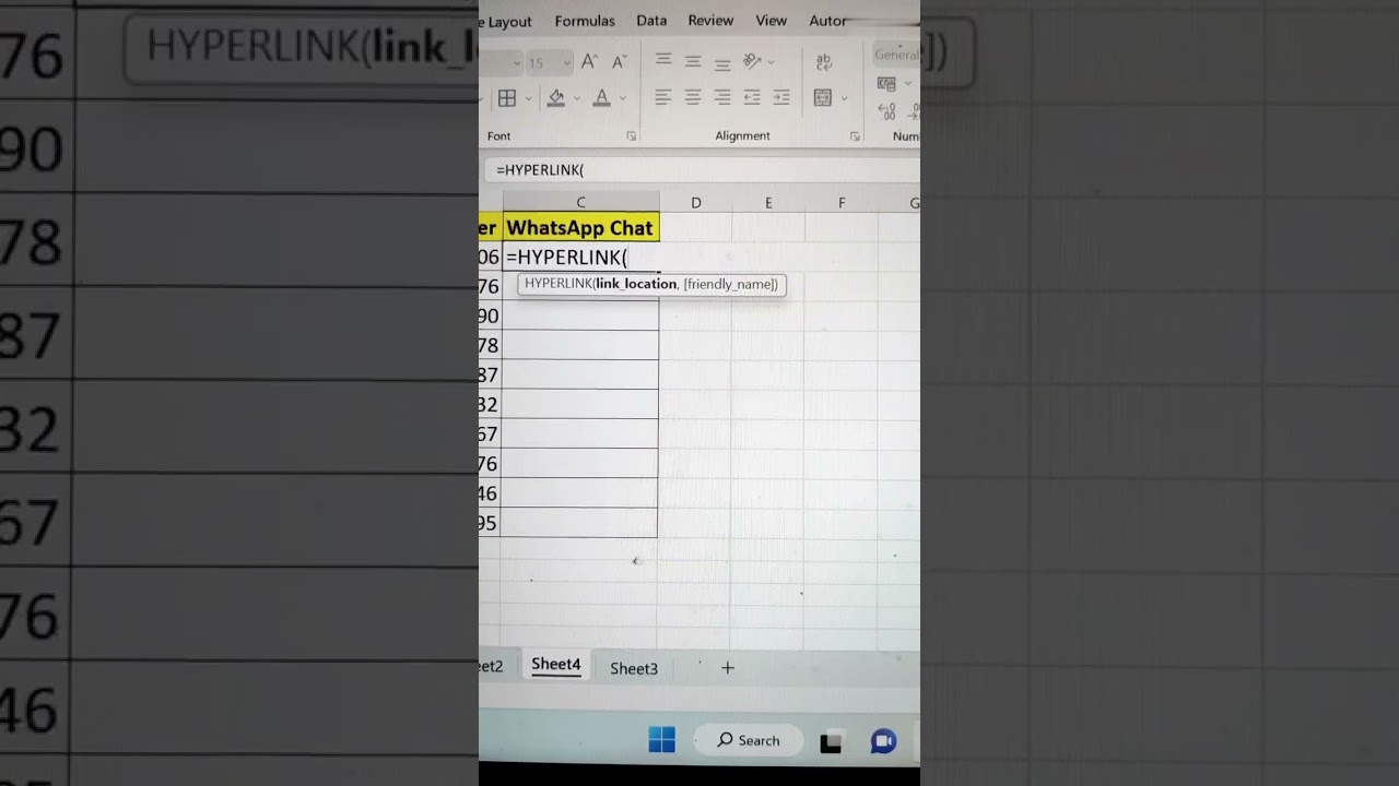 Send WhatsApp Message Through Excel 🔥 | Try This Awesome Excel Trick ‼️ #shorts #msexcel #bytetech