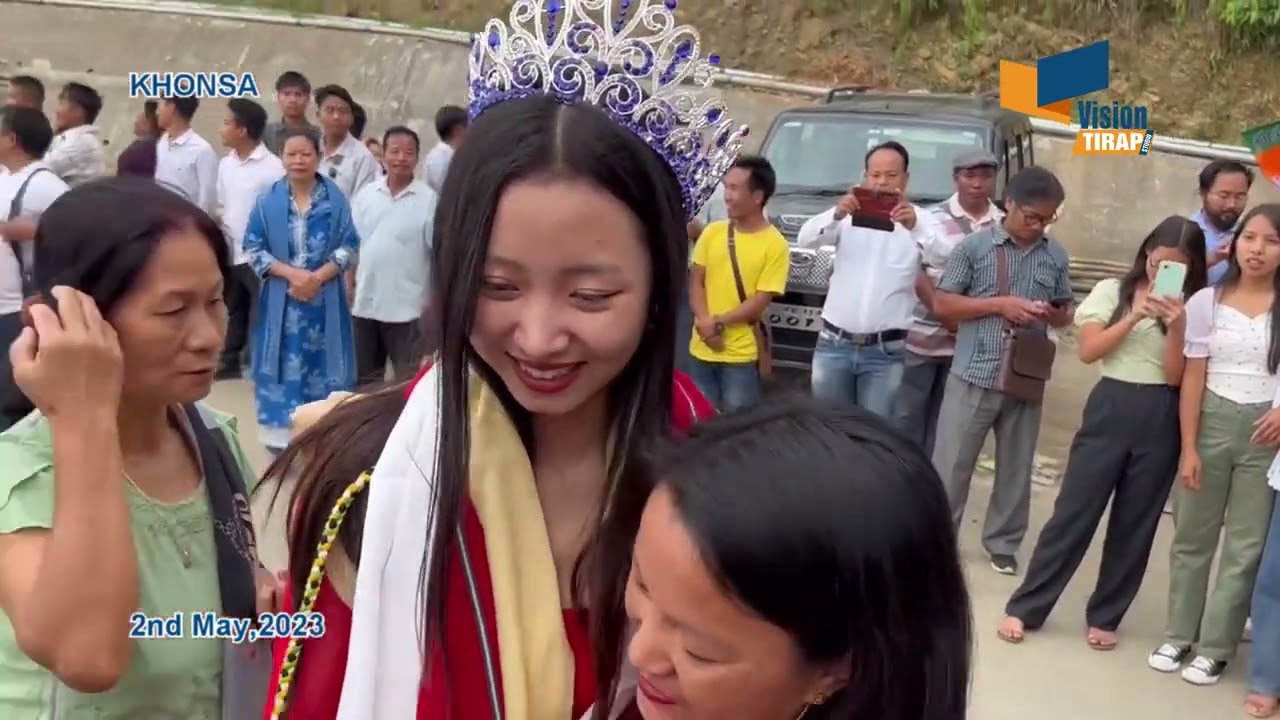 Tirapians accorded warm reception to Kingfisher Miss Arunachal, 2023 1st Runner up Rachel Aran