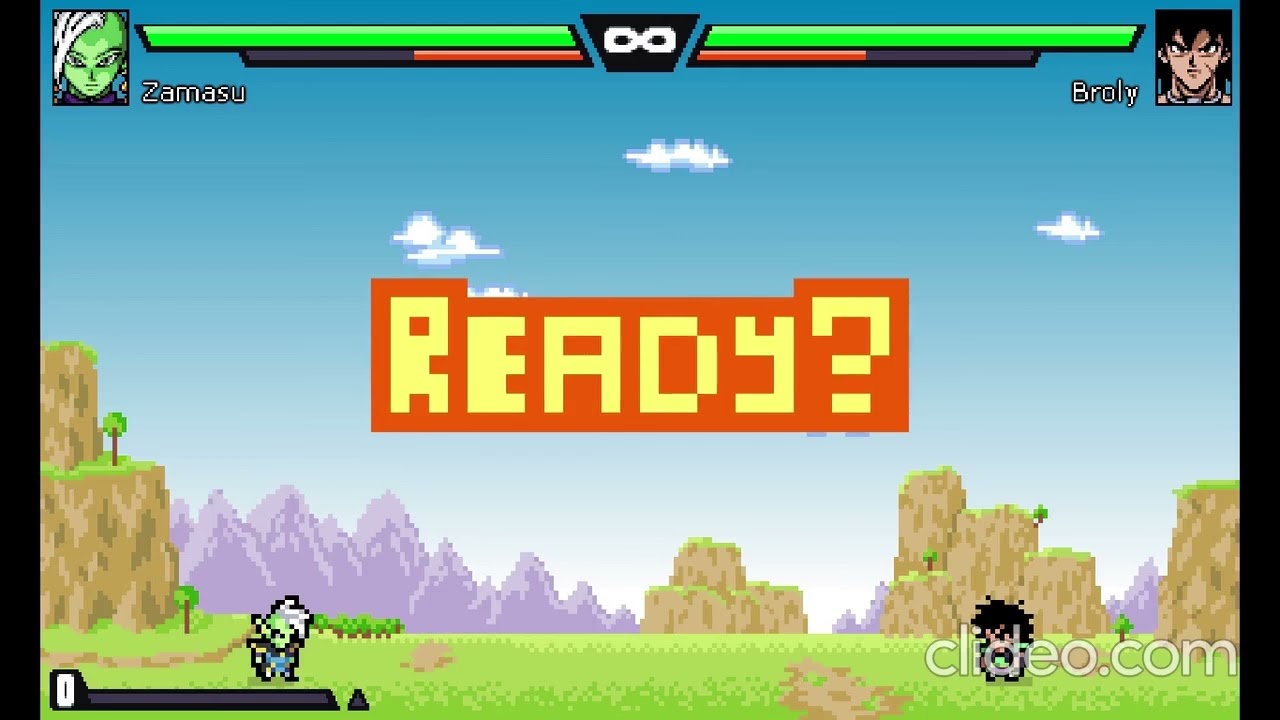 20 minutos  de lutas aleatórias no Dragon Ball Devolution