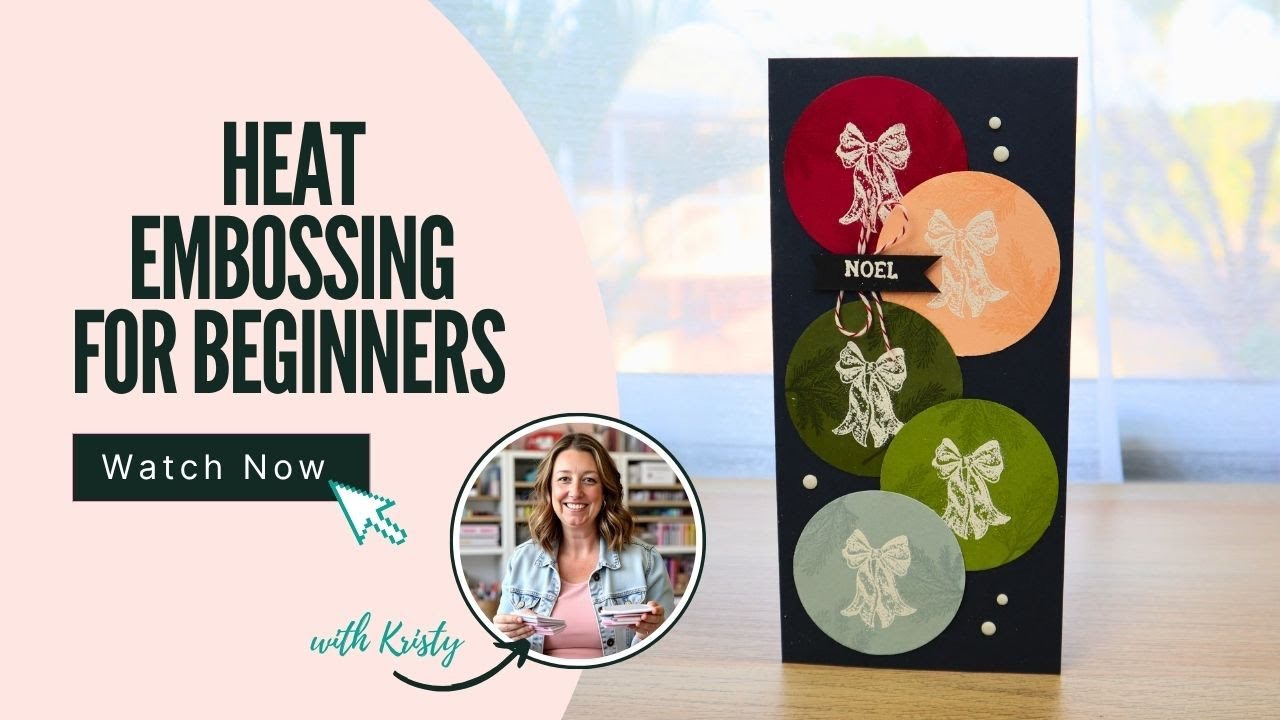 Heat Embossing for Beginners | How to Heat Emboss + Easy Card Project Tutorial