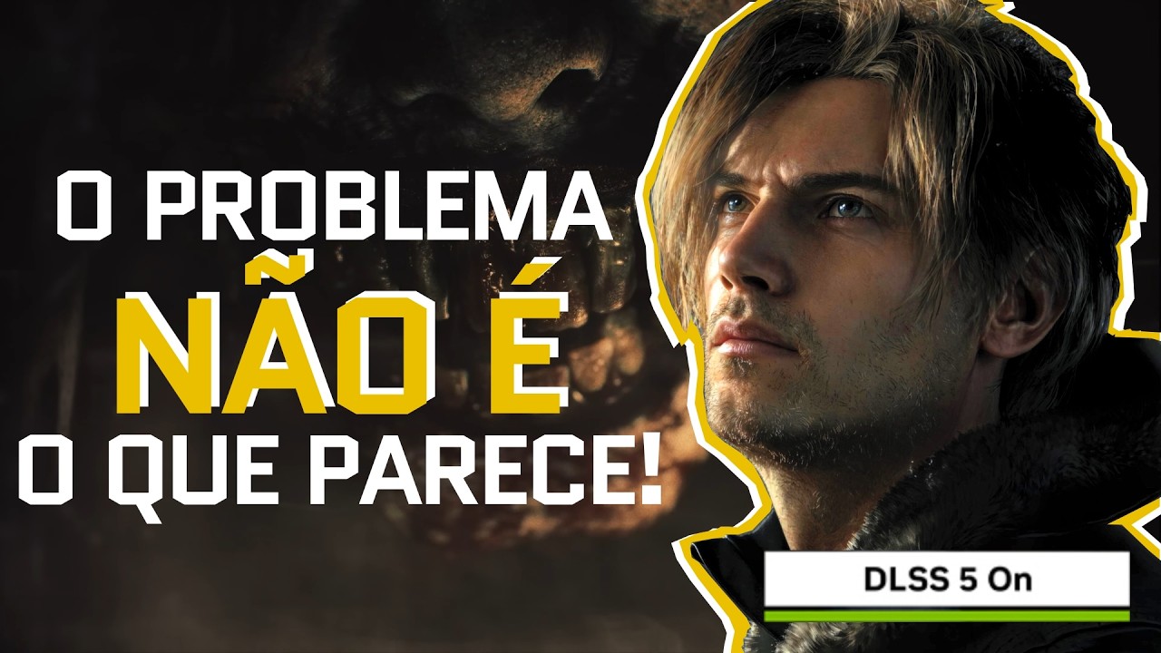 O REAL PROBLEMA do Novo DLSS 5 da Nvidea NÃO É O que Parece!