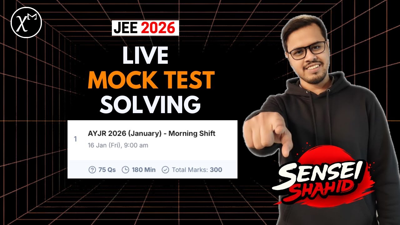Live AYJR Mock Paper Solving| Morning Shift 16th April 2026 