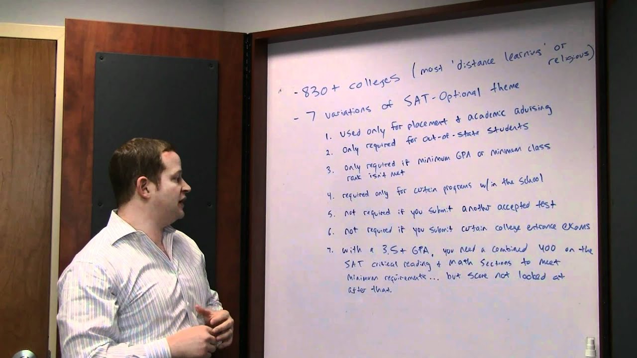 SAT-Optional Colleges (video)