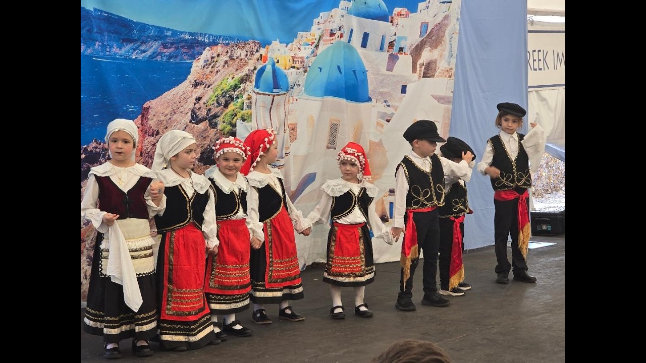Adorable Greek Kids (ages 2 - 5) Performing Traditional Greek Dances!