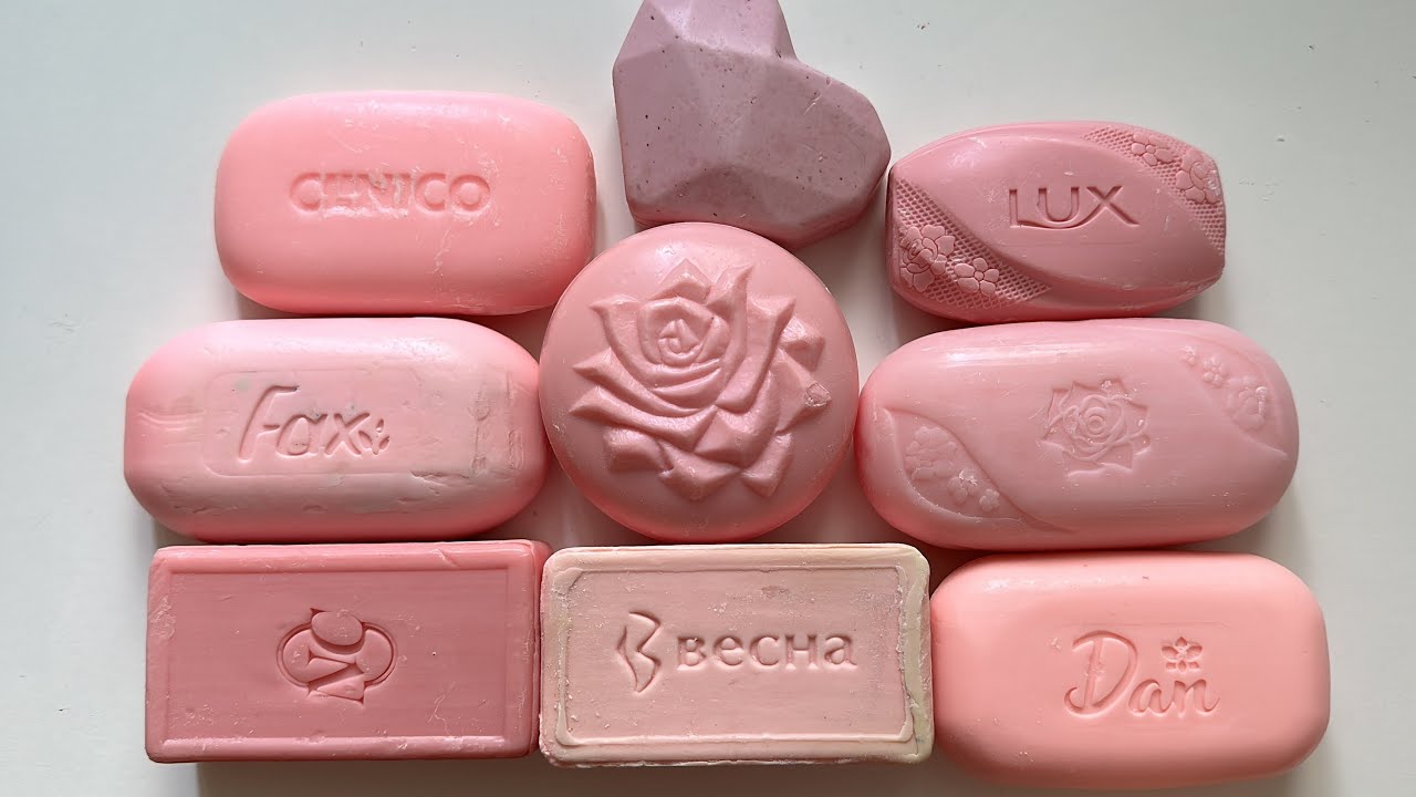 Cutting dry rose soap | Sleep video | ASMR soap