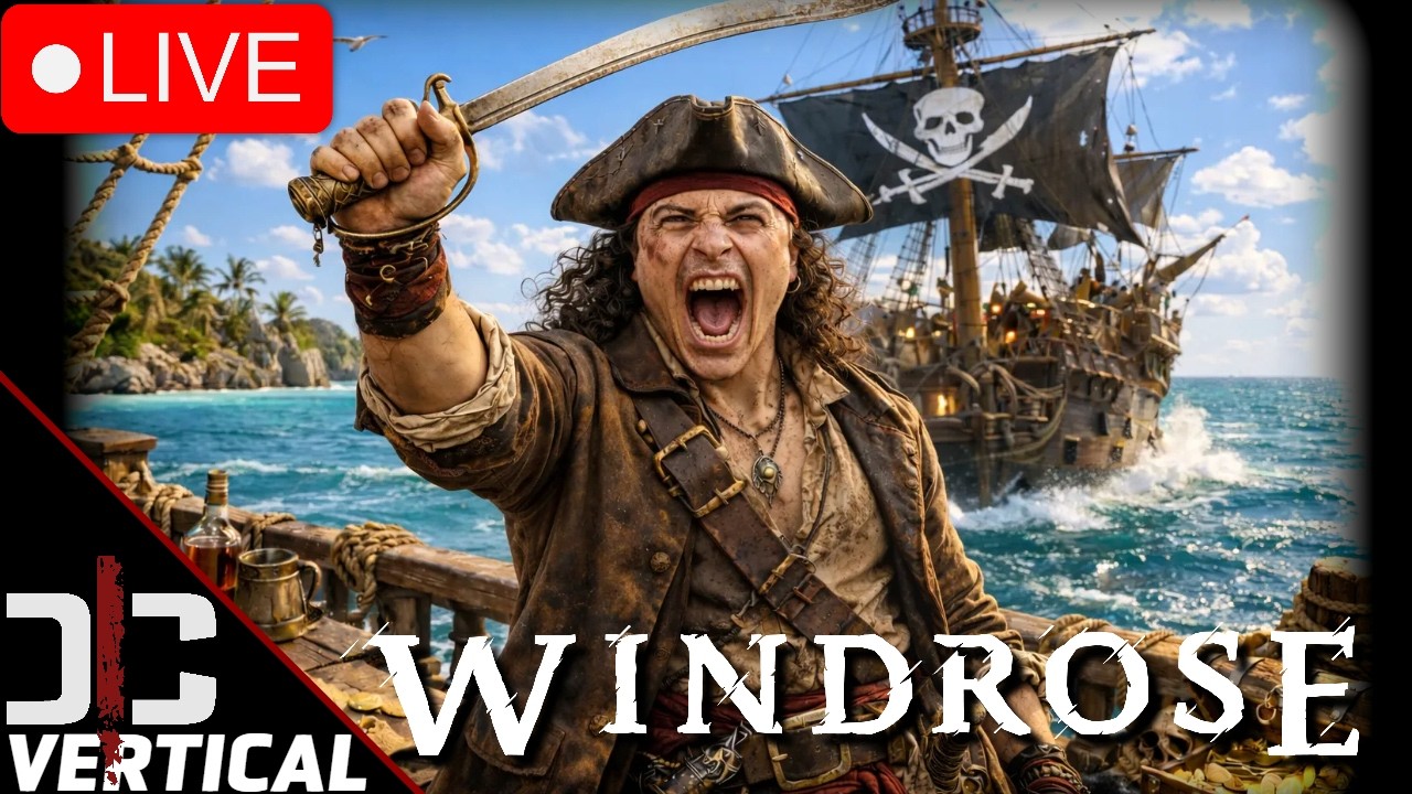 Vertical Live - WINDROSE - Co-op Fresh Start - The Best Pirate Survival Builder Ever