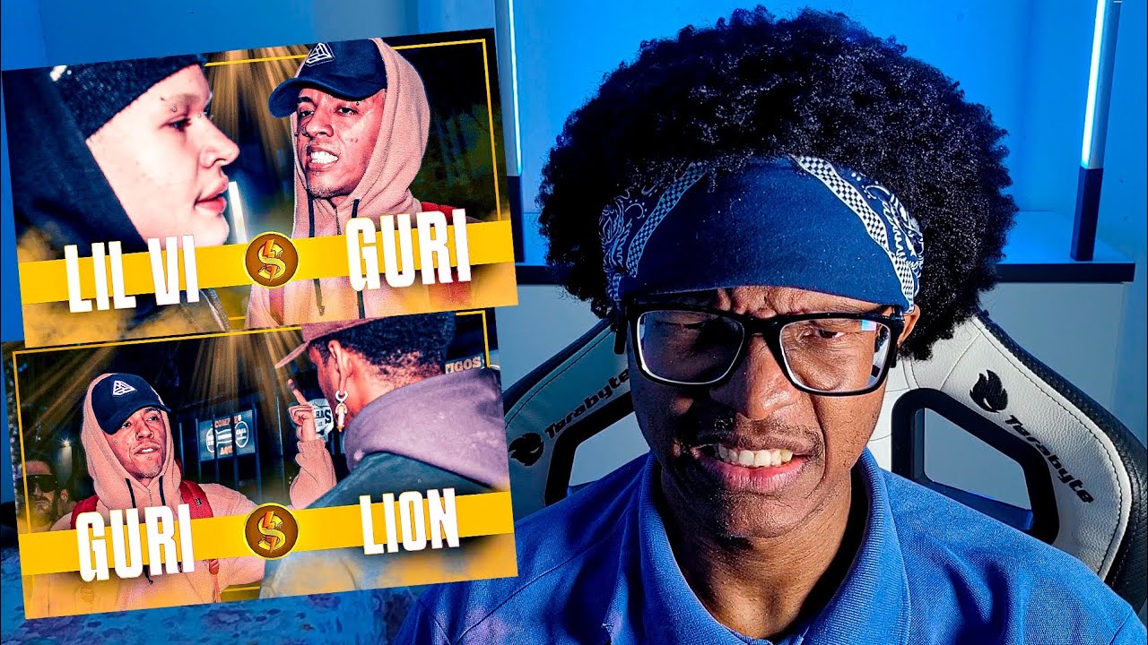React 2 EM 1: (MELHOR DA NOITE!🔥) LIL VI x GURI | (🔥🔥🔥) LION x GURI | BATALHA DO S #34