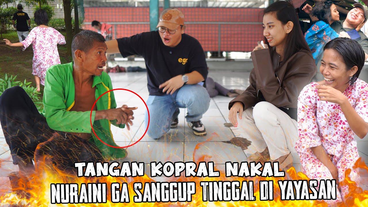 GAWAT ‼️ODGJ KOPRAL MERAYU NURAINI DAN TIM BANG EGO DIKEJAR ODGJ CENTIL YANG P3LUK BANG EGO😭⁉️