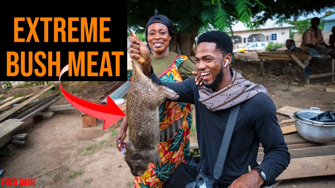 SHOCKING: Extreme BUSH MEAT at the GHANAIAN Wild Animal Market in Ashanti REGION KUMASI