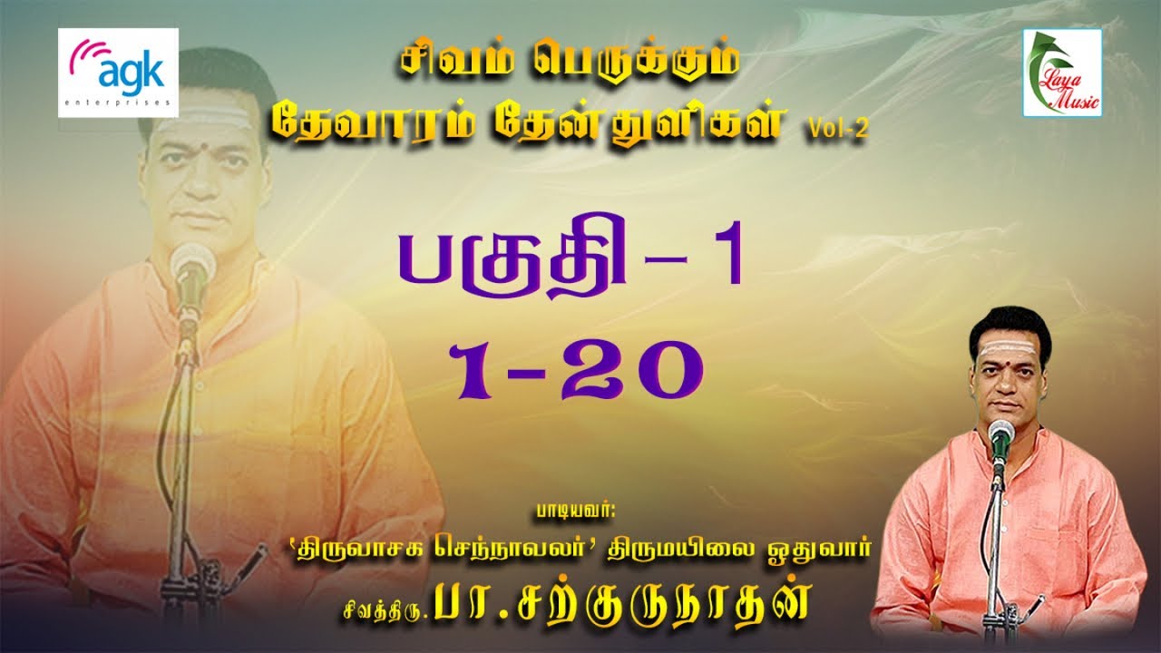 பா. சற்குருநாதன் - தேவாரத் தேன் துளிகள் பகுதி -2