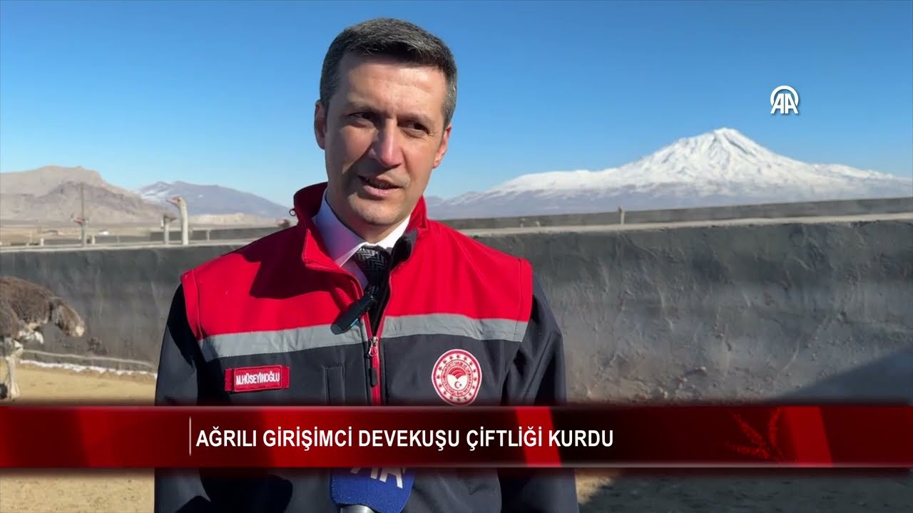 Ağrılı girişimci devekuşu &ccedil;iftliği kurdu