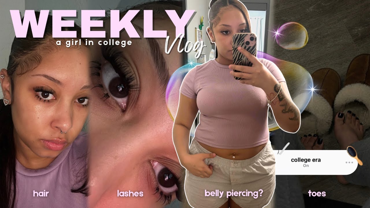 WEEKLY VLOGㅤ☆: diy maintenance, new piercing?, shopping, etc