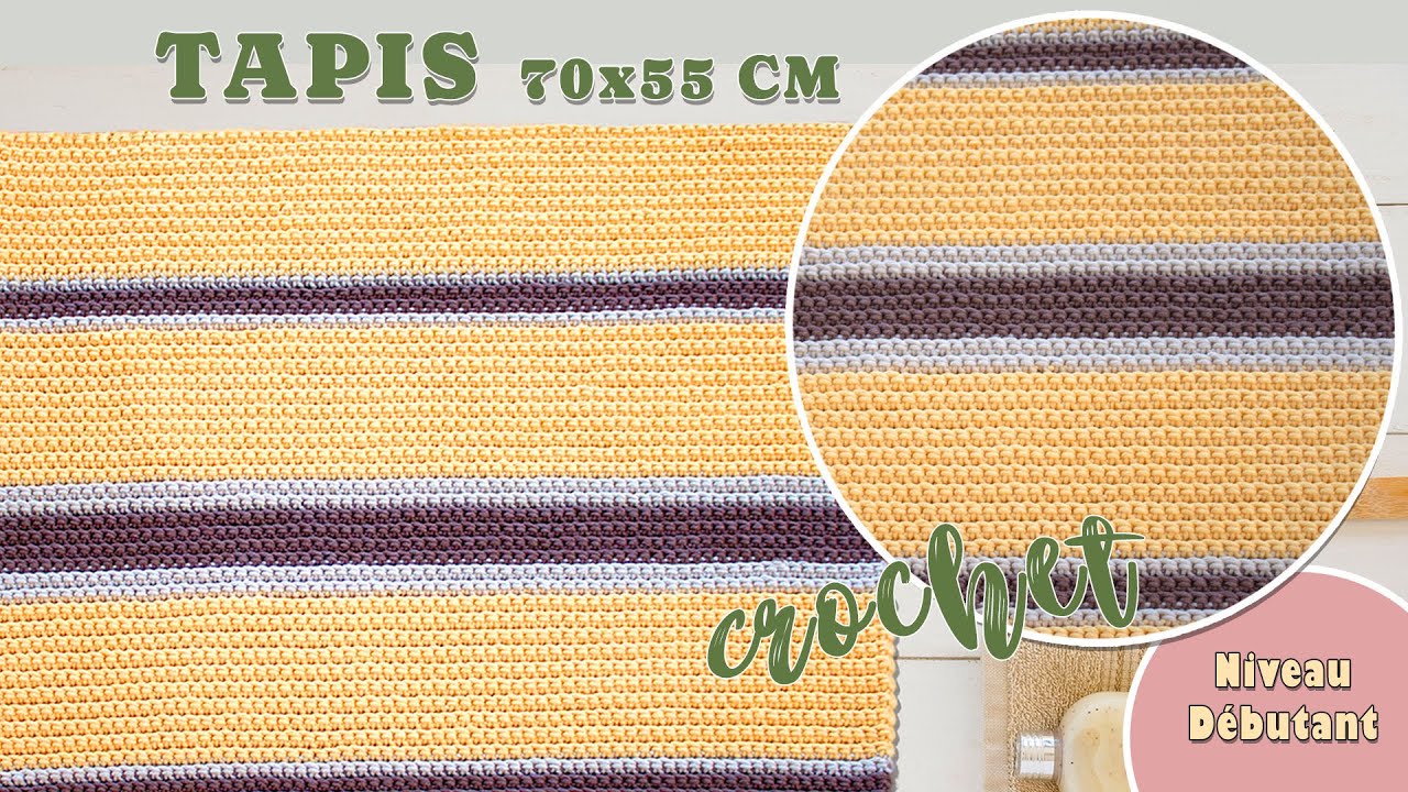 Nuage Sous Vos Pieds 🧶 : Tutoriel Tapis au Crochet Ultra Moelleux 🌟