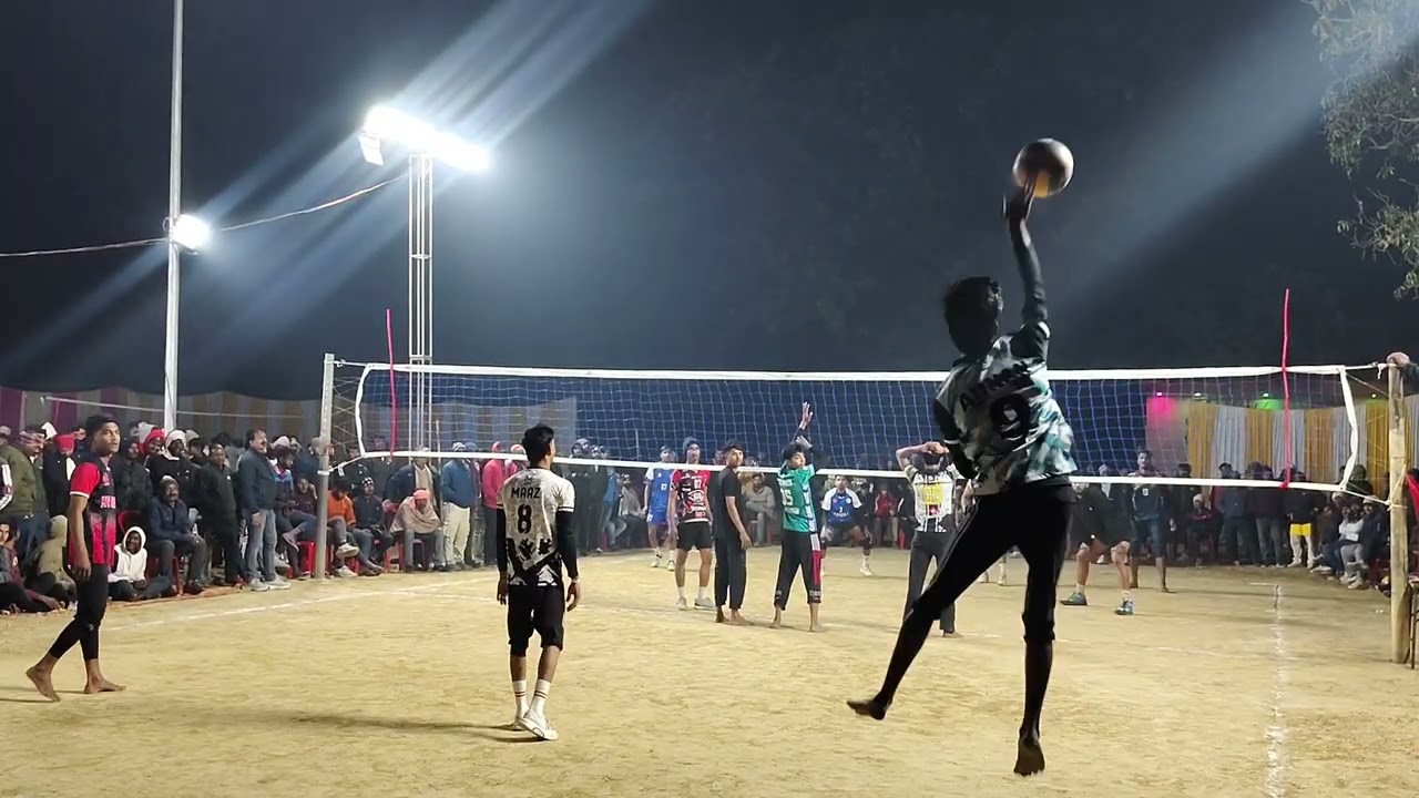 देवरिया vs Azamgarh #volleyball #vollyballtournament #athlete 