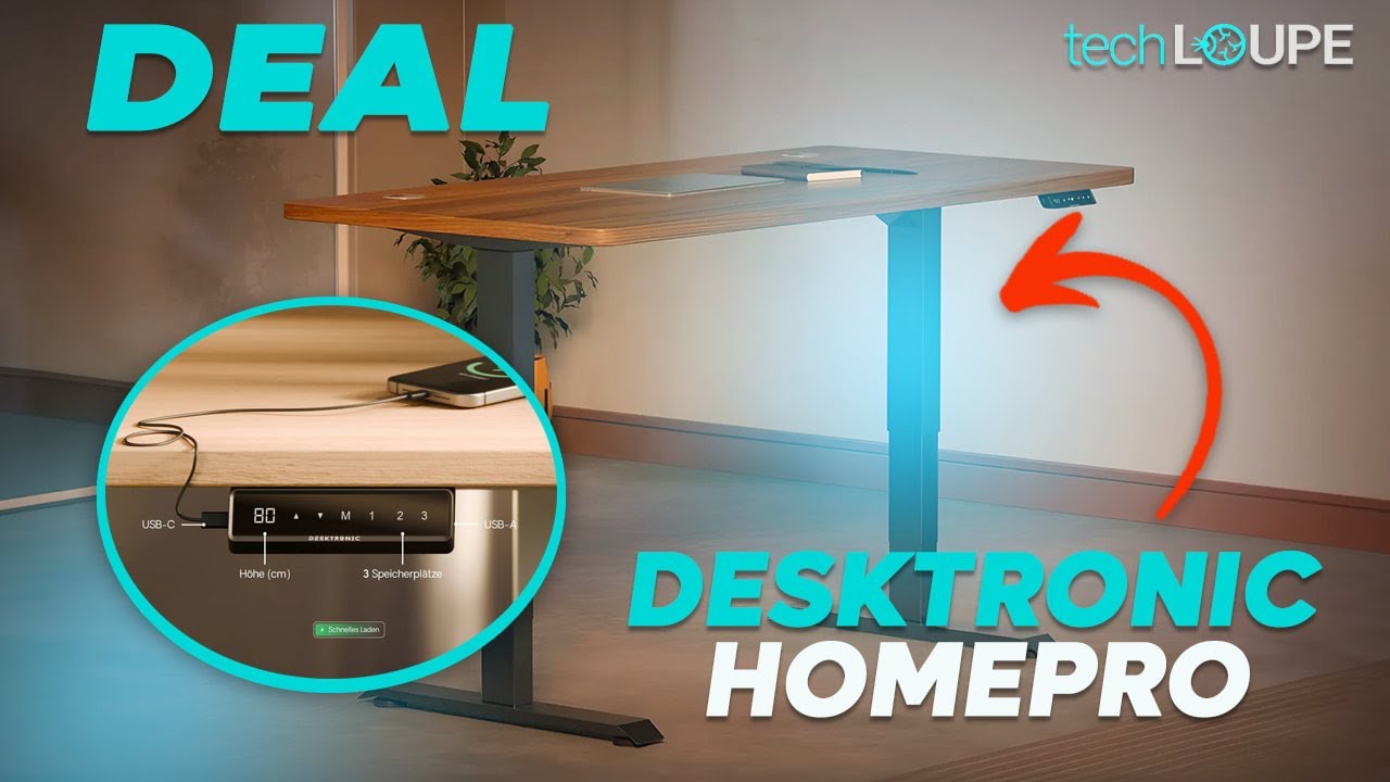 Desktronic HomePro Schreibtisch im Test &ndash; H&ouml;henverstellbar, smart und sein Geld wert!?