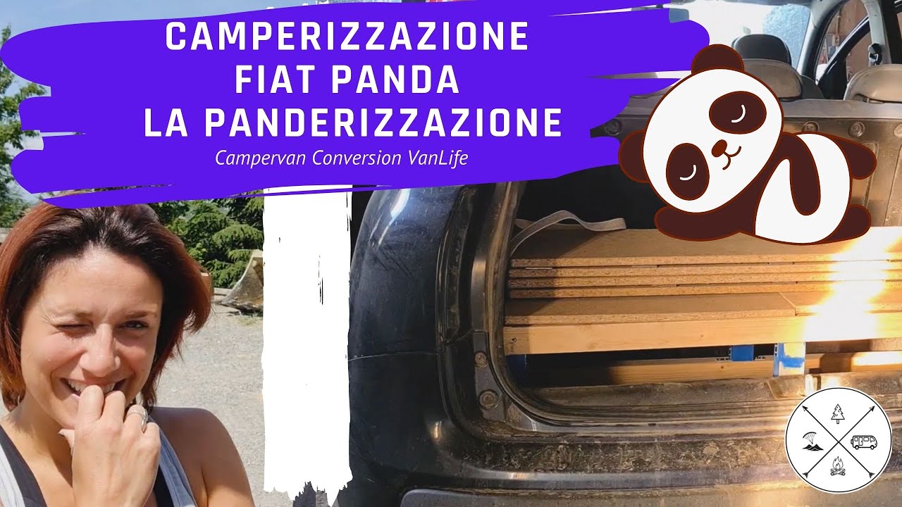Fiat PANDA Camperizzata CAMPERVAN Conversion - La PANDERIZZAZIONE - Vanda