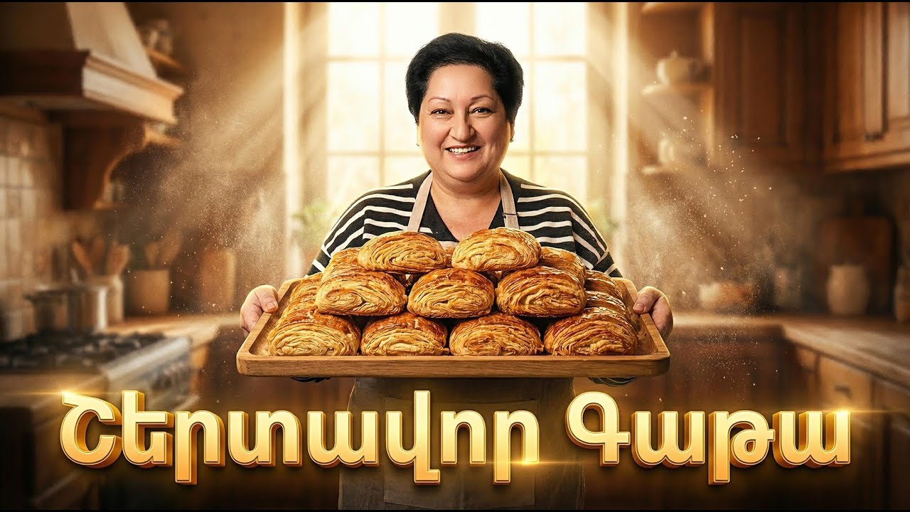 Իսկական Հայկական Գաթա․ Շերտավոր Խմորի Գաղտնիքները | Տնական Խորիզով Գաթա