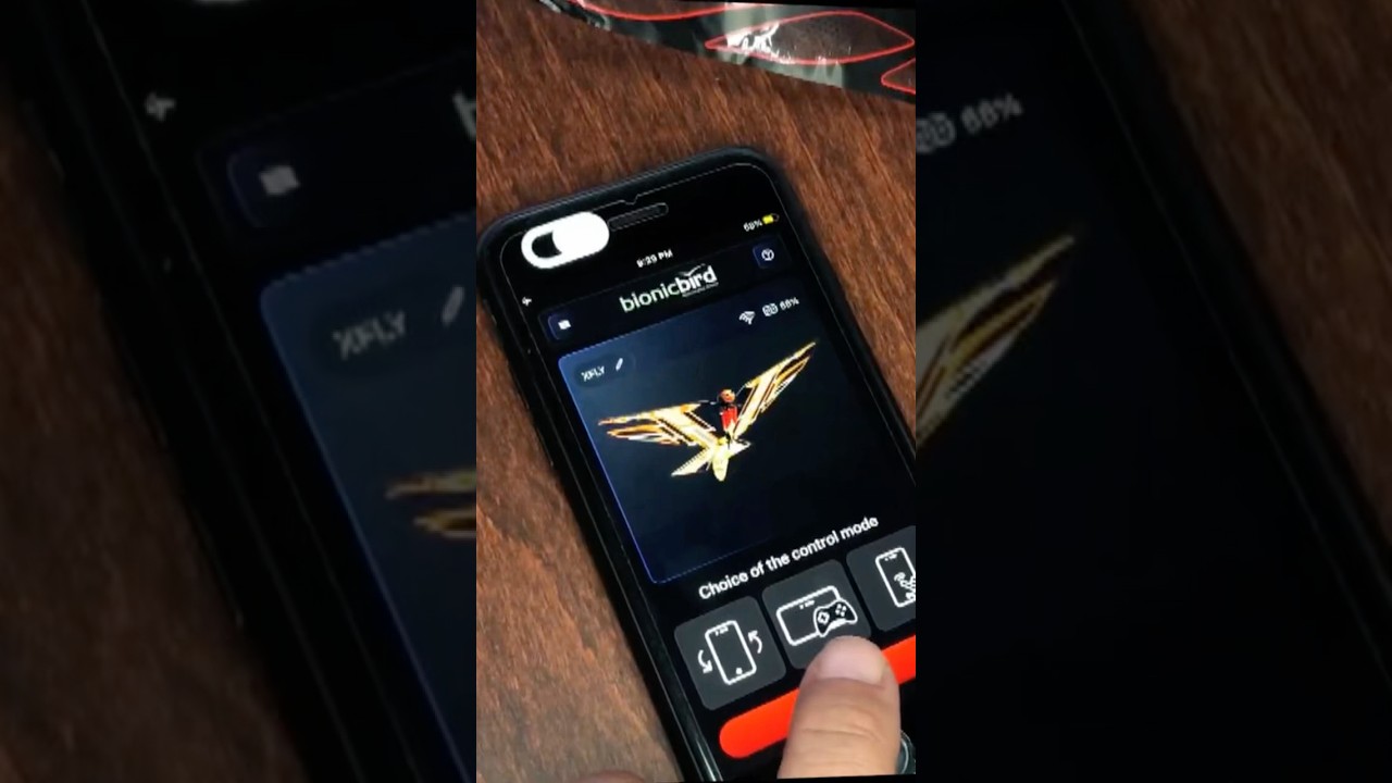 How to use the Flying app with the Swift RC bird