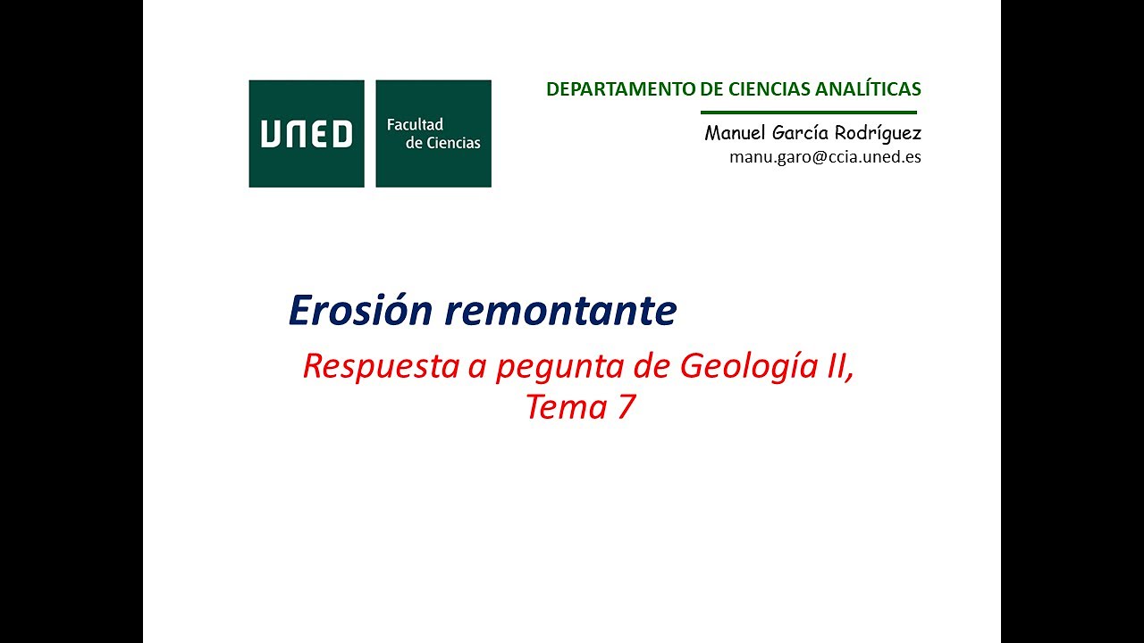Erosión remontante