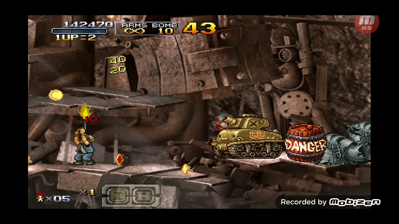 Metal Slug XX mission 1 Clark without die