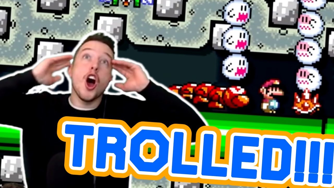 I Decided To Do 5 Push-Ups For Every Troll I Fell For In This Mario Maker Level...