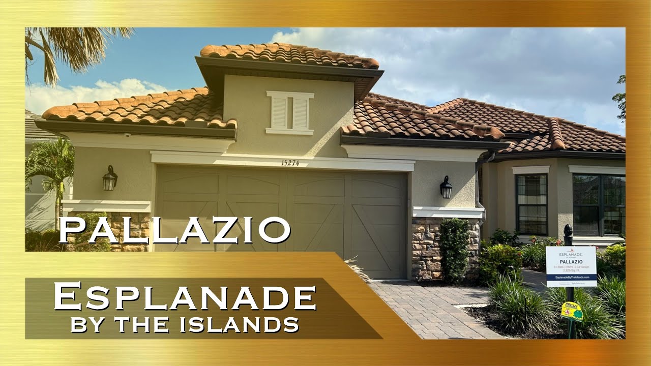 Esplanade by the Islands, Pallazio Home Design & Floor-Plan in Naples Florida