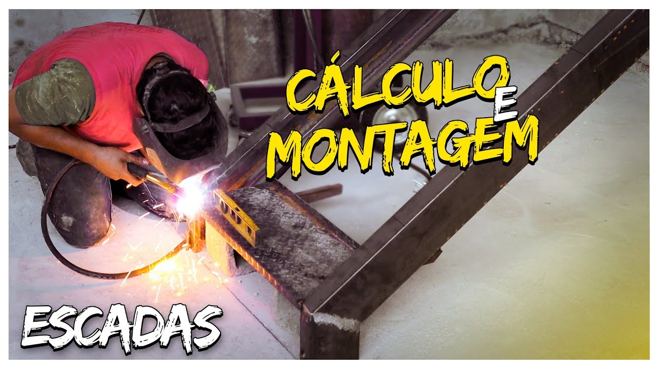 Só Não Aprende Quem não Quer! Mais Simples Impossível ! Como Calcular e Montar Escadas de ferro .
